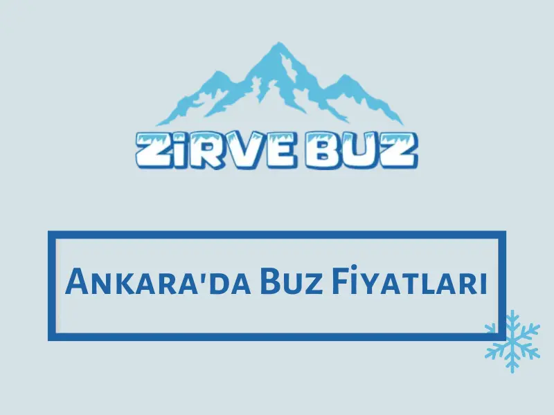Ankara'da Buz Fiyatları