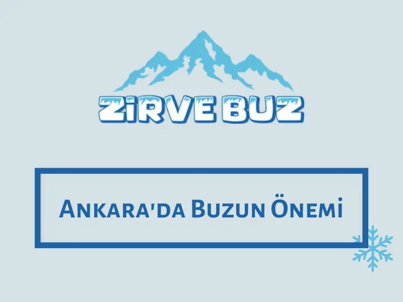 Ankara'da Buzun Önemi